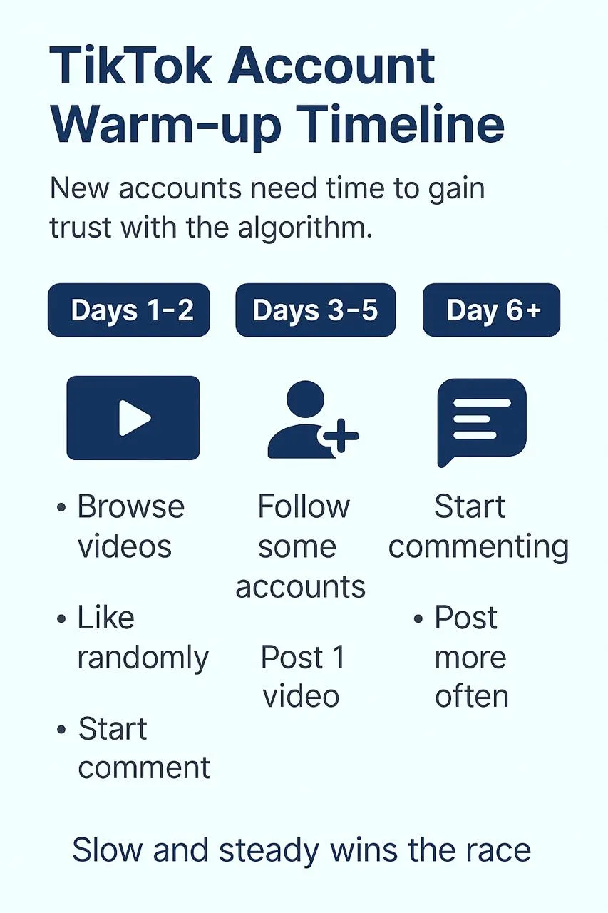 TikTok Account Warm-up
